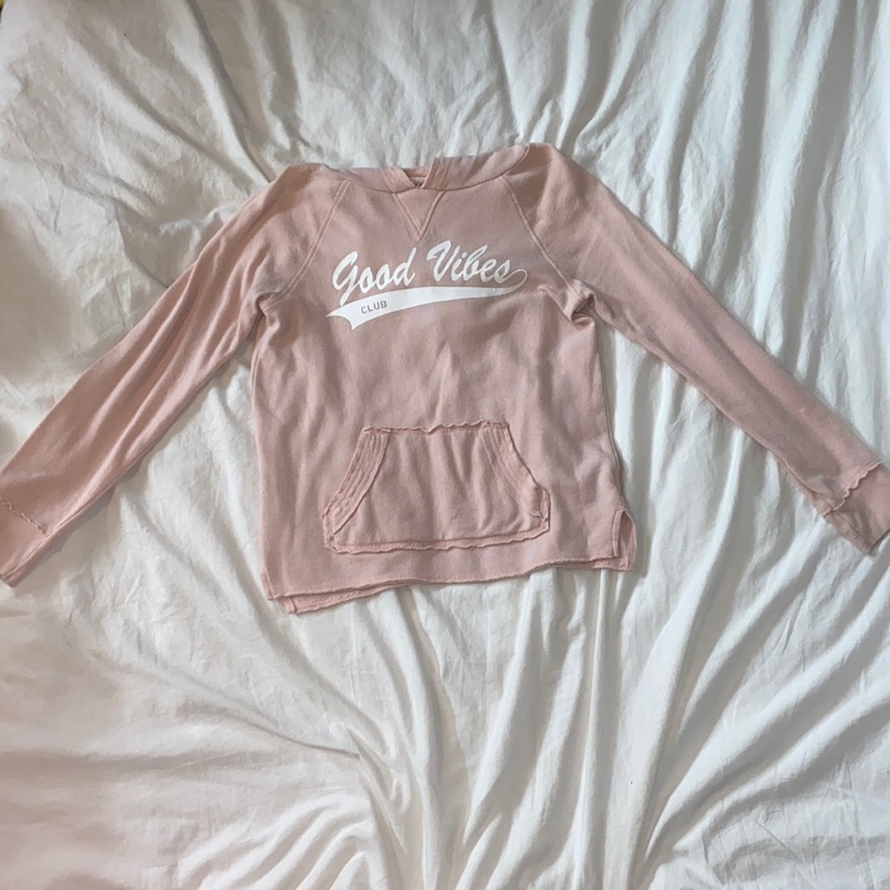 Girls size 14 blush pink hoodie
